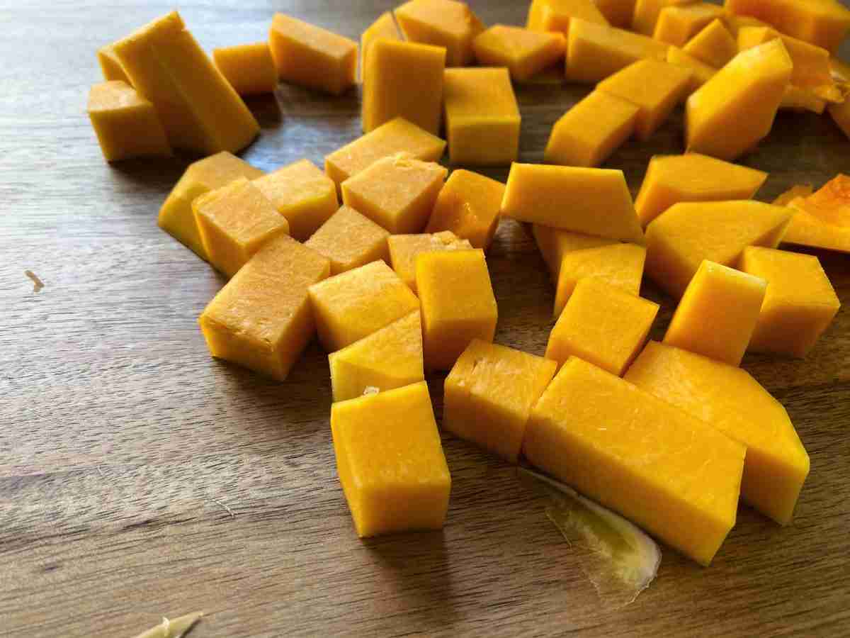 diced butternut squash