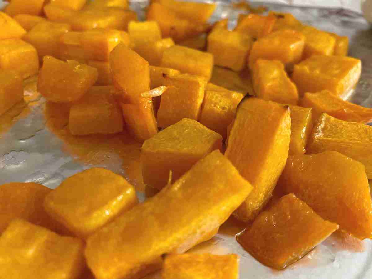 diced butternut squash